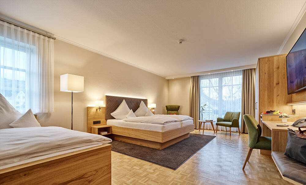 Familienurlaub im Dreibettzimmer des Weinhotel Weis bei Trier