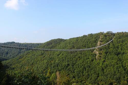 Geierlay suspension bridge in Germany